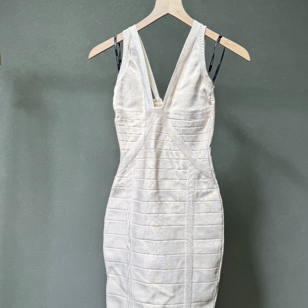 Marciano Olivia Bandage Dress in Cream